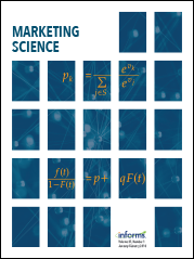 Marketing Science cover
