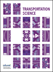 Transportation Science cover